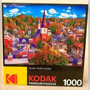 Kodak Premium Montpelier Vermont Townscape Scene 1000 Piece Puzzle